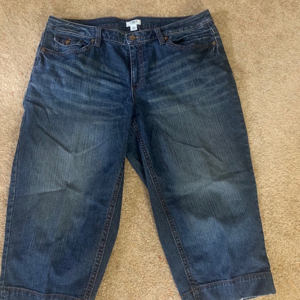 Cato denim capris